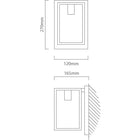 Eurolux Budrone Outdoor Wall Light Black E27 1x40w - image 01