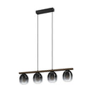 Eurolux Pendant Filago 4LT Black E27 4x40w - image 01
