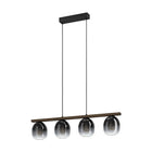 Eurolux Pendant Filago 4LT Black E27 4x40w - image 01
