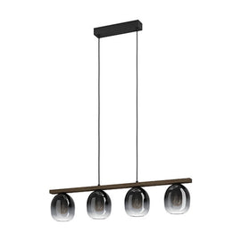 Eurolux Pendant Filago 4LT Black E27 4x40w - image 01