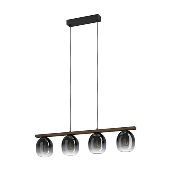 Eurolux Pendant Filago 4LT Black E27 4x40w - image 01