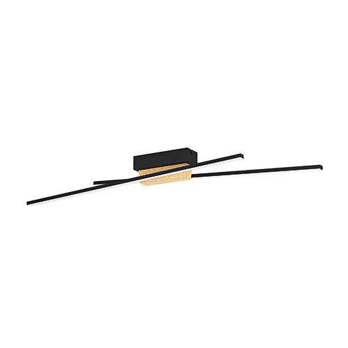 Eurolux Panagria Ceiling Light Black/Brown LED 2x13w in Electrical & Lighting,Lighting,Interior Lighting