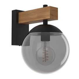 Eurolux Bufalata Outdoor Wall Light Black/Brown E27 1x40w in Electrical & Lighting,Lighting,Exterior Lighting