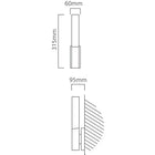 Eurolux Wall Light Ugento Outdoor Black LED 2x4.5W - image 01