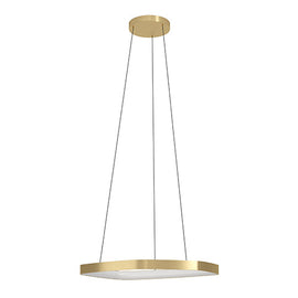 Eurolux Pendant Vallerosa Brushed Brass LED 25.2w 3000K in Electrical & Lighting,Lighting,Interior Lighting