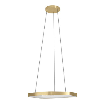 Eurolux Pendant Vallerosa Brushed Brass LED 25.2w 3000K in Electrical & Lighting,Lighting,Interior Lighting