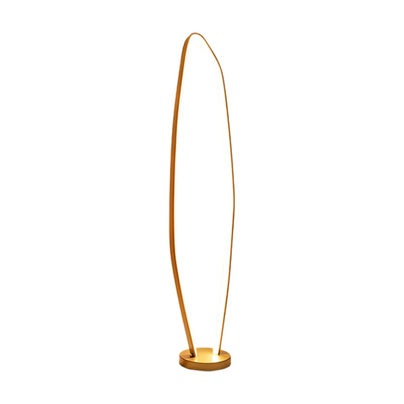 Eurolux Vallerosa Floor Light Brushed Brass LED 25.2w 3000K - image 01