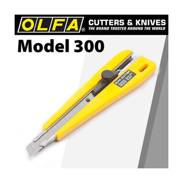Olfa Model 300 Screw Lock  Snap Off Knife Cutter - image 01