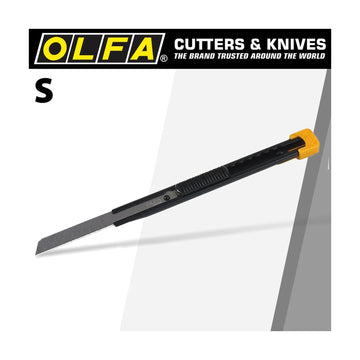Olfa Model 'S'  Compact Cutter Snap Off Knife All Steel Body - image 01