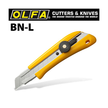Olfa Cutter Model Bn-L Screw Lock Snap Off Knife 18mm - image 01