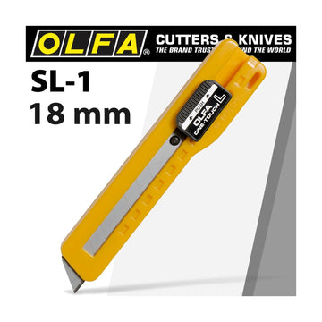 Olfa Cutter Model Sl-1 Snap Off Knife Cutter 18mm - image 01