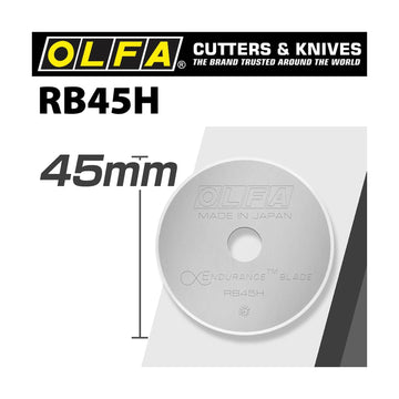 Olfa Endurance Blade For Rotary Cutter Rb45-1 1/Pack 45mm - image 01