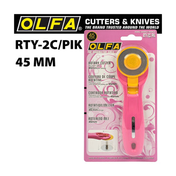 Olfa Rotary Splash Cutter 45mm Blade R/L Handed Pink - image 01
