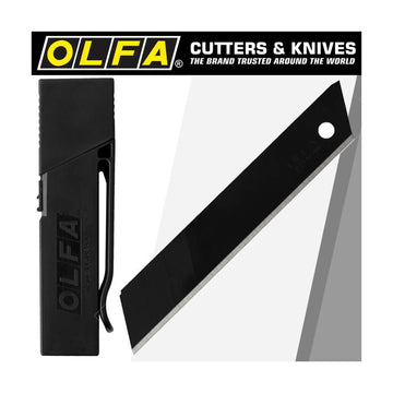 Olfa Blades Excel Black 30/Pk Carded Ultra Sharp 18mm With Belt Clip - image 01