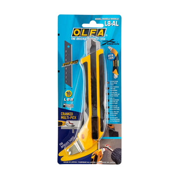 Olfa Knife 18mm With Auto Lock Heavy Duty Snap Off Blade Cranked Pick - image 01