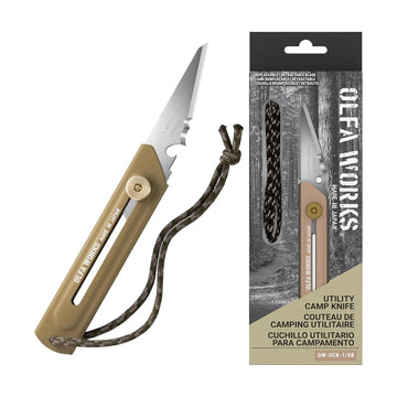 Olfa Utility Camp Knife Sand Colour - image 01