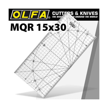 Olfa Metric Quilt Ruler 15Cm X 30Cm - Metric Grid - image 01