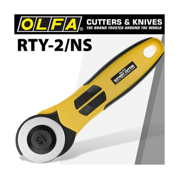 Olfa Rotary Cutter 45mm Blade C/W Safety Slide - image 01