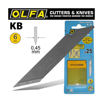 Olfa Blades Kb 25/Pack 6mm - image 01
