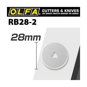 Olfa Blades Rotary Rb28-2 2/Pack 28mm - image 01