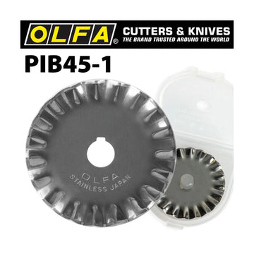 Olfa Blades Rotary Pinking Cutter 1/Pk 45mm - image 01