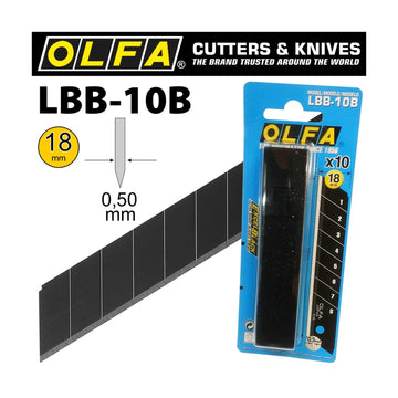 Olfa Blades Excel Black 10/Pk Carded Ultra Sharp 18mm - image 01