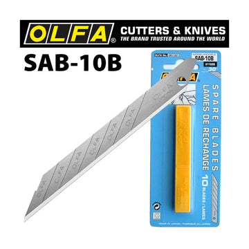 Olfa Blades For Sac1 10/Pk Blister 9mm Sharper Angled Blades - image 01