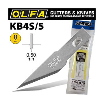 Olfa Precision Art Blade 5/Pack 8mm - image 01