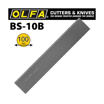 Olfa Scraper Blades X10 For Bsr200 & Bsr300 100mmx0.5mm - image 01