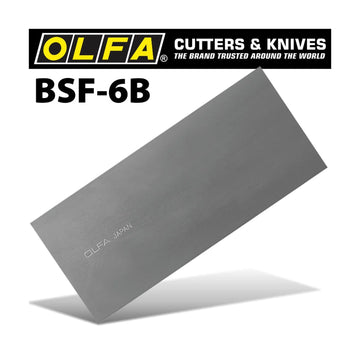 Olfa Scraper Blades Extra Heavy Duty X6 For Bsr200&Bsr300 100mmx0.45mm - image 01