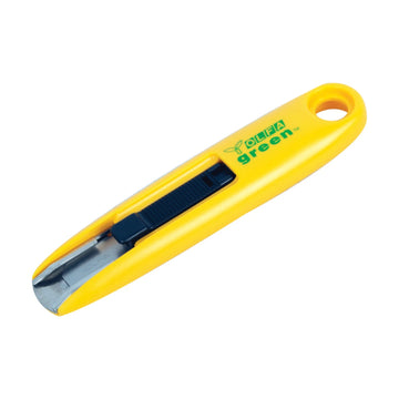 Olfa Safety Cutter  - Recycled Green  W/12.5mm  Blade Box Opener Cutte - image 01