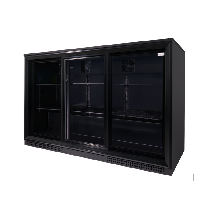 SnoMaster 300L Under-Counter Sliding Door Beverage Cooler (SMBC-300SL) in Refrigerators