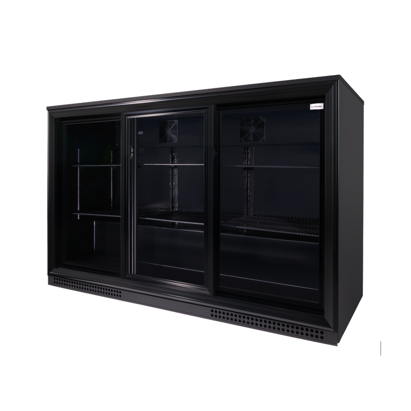 SnoMaster 300L Under-Counter Sliding Door Beverage Cooler (SMBC-300SL) in Refrigerators