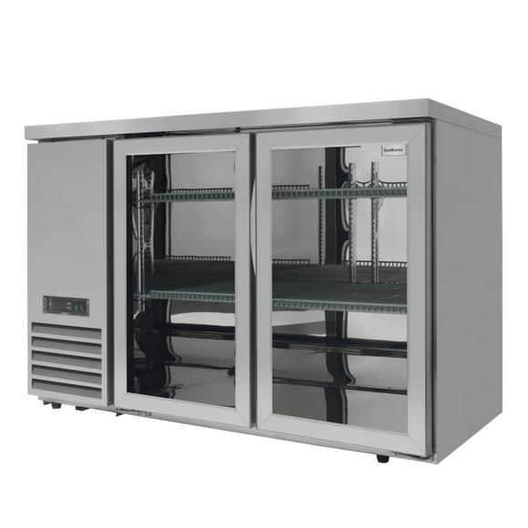 SnoMaster 282L Two Door Under-Counter Commercial Cooler (SMBC-400) in Refrigerators