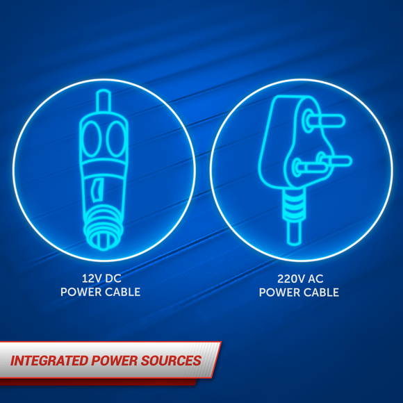 SnoMaster - 40L Gas/12V/220V Portable Fridge SMSP-403IN1