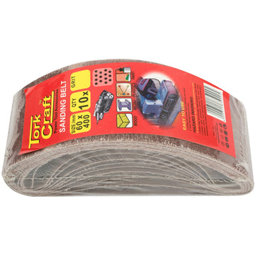 Image of a Tork Craft Sanding Belt 60 X 400mm 80 Grit 10 Pack (for Triton Palm Sander)