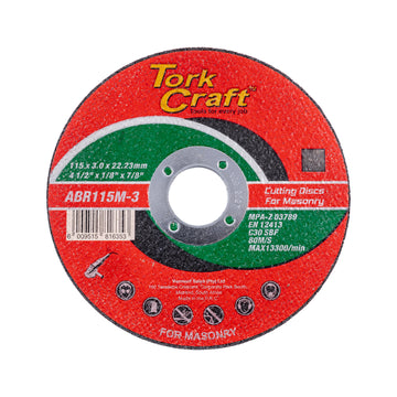 Image of a Tork Craft Cutting Disc Masonry 115 X 3.0 X 22.22mm
