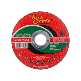 Image of a Tork Craft Cutting Disc Masonry 115 X 2.5 X 22.22mm