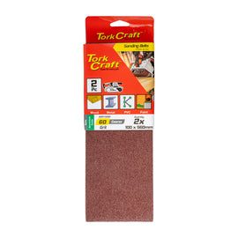Image of a Tork Craft Sanding Belt 100 X 560mm 60 Grit 2 Pack