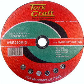 Image of a Tork Craft Cutting Disc Masonry 230 X 2.5 X 22.22mm