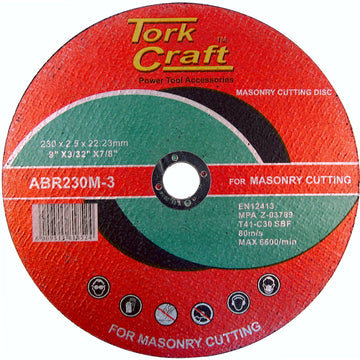 Image of a Tork Craft Cutting Disc Masonry 230 X 2.5 X 22.22mm