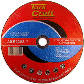Image of a Tork Craft Cutting Disc Steel And Stainless Steel 230 X 2.5 22.22mm