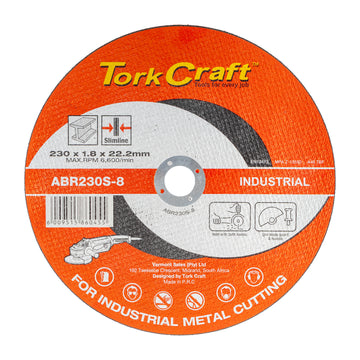 Image of a Tork Craft Cutting Disc Industrial Metal 230 X 1.8 X 22.2 Mm