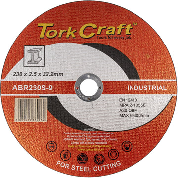 Image of a Tork Craft Cutting Disc Industrial Metal 230 X 2.5 X 22.2 Mm