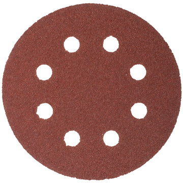 Image of a Tork Craft Sanding Disc 115mm 60 Grit With Holes 10 Pack Hook And Loop