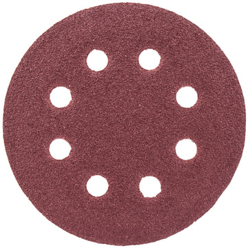 Image of a Tork Craft Sanding Disc 115mm 80 Grit With Holes 10 Pack Hook And Loop