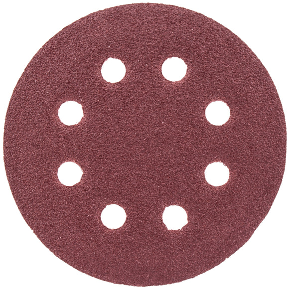 Image of a Tork Craft Sanding Disc 115mm 80 Grit With Holes 10 Pack Hook And Loop