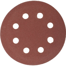 Image of a Tork Craft Sanding Disc 115mm 120 Grit With Holes 10 Pack Hook And Loop