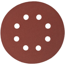 Image of a Tork Craft Sanding Disc 125mm 240 Grit With Holes 10 Pack Hook And Loop