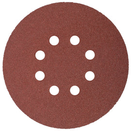 Image of a Tork Craft Sanding Disc 150mm 60 Grit With Holes 10 Pack Hook And Loop